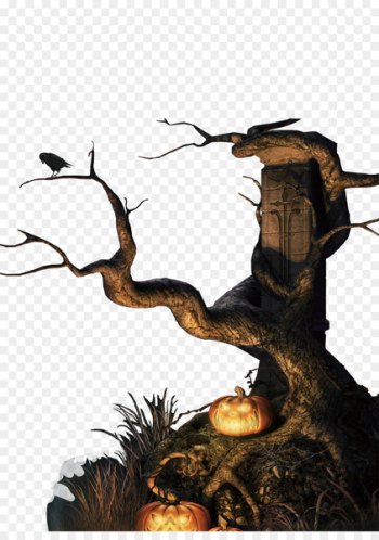 Light Calabaza Halloween Jack-o-lantern Party - Horror forest 