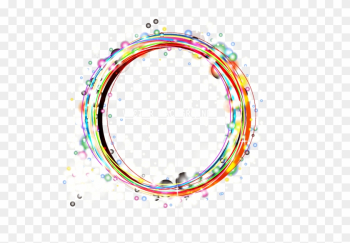 Light Circle Clip Art - Circle Frame Design Png