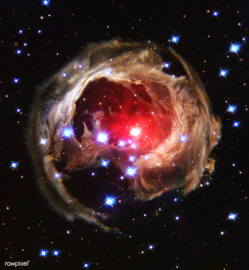 Light Echo illuminates dust around supergiant.. | Free public domain photo - 440191