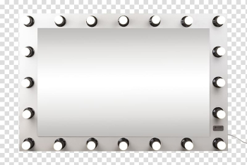 Light-emitting diode Mirror Table Cosmetics, light transparent background PNG clipart