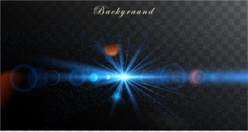 Light Euclidean vector Blue - Blue light effect vector material 