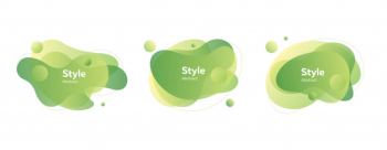 Light green bubble badges Free Vector Light green bubble badges Free Vector