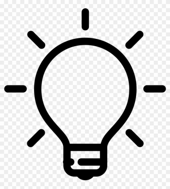 Light On Icon - Light Bulb Png