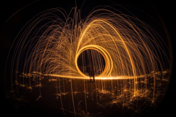 Light Painting at Night Light Painting at Night