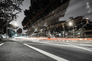 light photography of street at night light photography of street at night