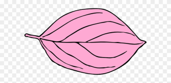 Light Pink Oval Leaf Clip Art - Oval Leaf Light Pink Oval Leaf Clip Art - Oval Leaf