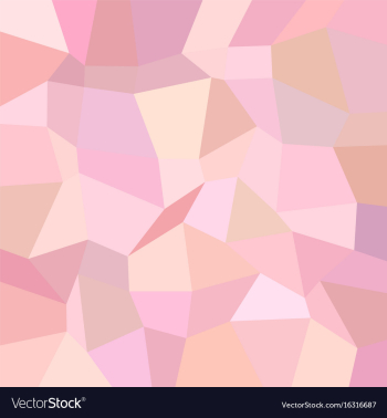 Light pink polygon mosaic pattern background vector image Light pink polygon mosaic pattern background vector image