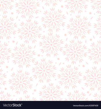 light pink snowflakes abstract pattern