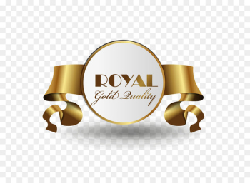 Light Ribbon - Ribbons light golden circle label Light Ribbon - Ribbons light golden circle label