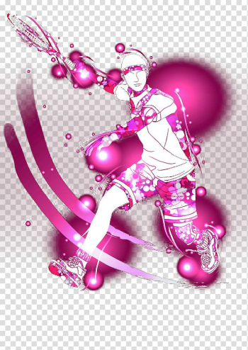 Light Tennis, Tennis luminous transparent background PNG clipart