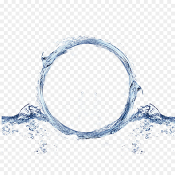 Light Water Circle Wireless Vibration - Daily life water background 