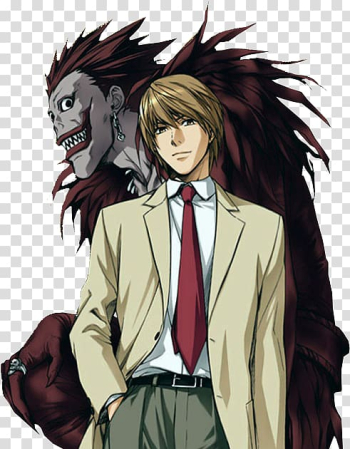 Light Yagami Ryuk Death Note Anime, Conan Edogawa transparent background PNG clipart