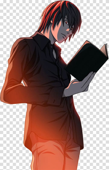 Light Yagami Ryuk Near Mello, Anime transparent background PNG clipart