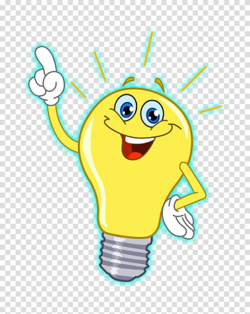 Lighted bulb , Incandescent light bulb Drawing , cartoon light bulb transparent background PNG clipart