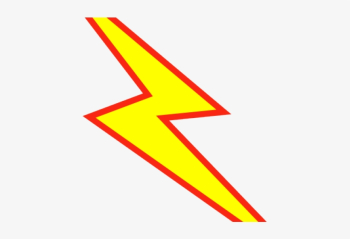 Lightning Clipart Red Lightning - Transparent Lightning Cartoon ...