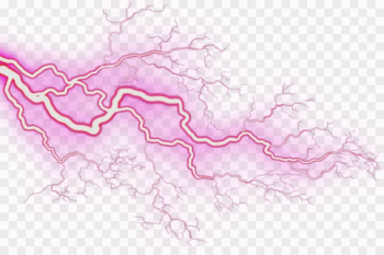 Lightning Download Icon - Purple fresh lightning effect element 