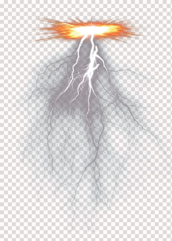 Lightning illustration, Lightning Thunder Icon, lightning transparent background PNG clipart