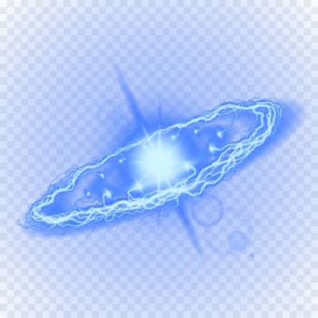 Lightning Light beam - Blue simple dazzling light effect elements 