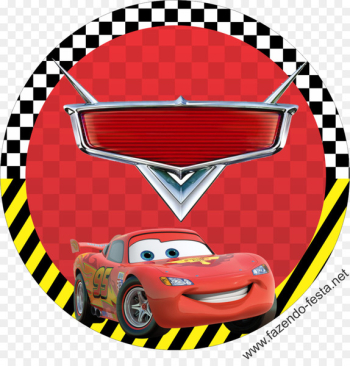 Lightning McQueen Brazil Cars Adhesive - Lightning McQueen 