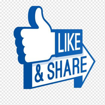 Like button Facebook Social media Computer Icons, Share, Facebook application, blue, text, hand png