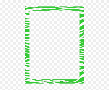 Lime Border Frame Png Transparent - Borders Green