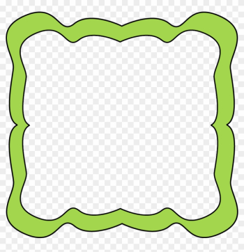 Lime Border Frame Png Transparent Image - Whimsical Frame