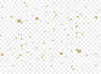 Line Angle Point White Pattern - Gold confetti floating material 