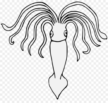 Line art /m/02csf Squid heraldic art - squid badge Line art /m/02csf Squid heraldic art - squid badge