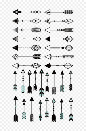 Line Graphic design Euclidean vector Download - Vector line arrows material 