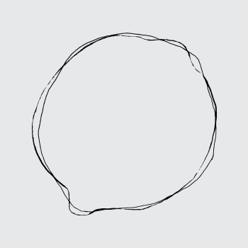 Line sketch circle frame vector Line sketch circle frame vector