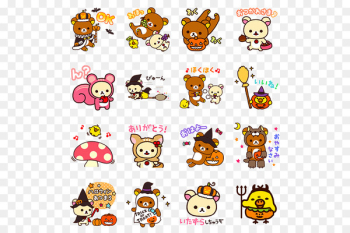 LINE Sticker Rilakkuma Hello Kitty Kavaii - line LINE Sticker Rilakkuma Hello Kitty Kavaii - line
