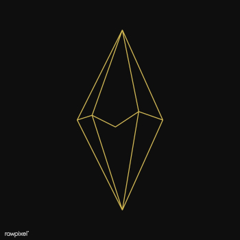 Linear illustration of a diamond | Free stock vector - 518033 Linear illustration of a diamond | Free stock vector - 518033