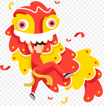 Lion dance Budaya Tionghoa Chinese New Year - Lion people Lion dance Budaya Tionghoa Chinese New Year - Lion people