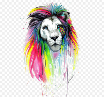 Lion Drawing Painting Art - Watercolor lion Lion Drawing Painting Art - Watercolor lion