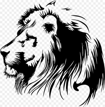 Lion Stencil Clip art - Painted lion Lion Stencil Clip art - Painted lion