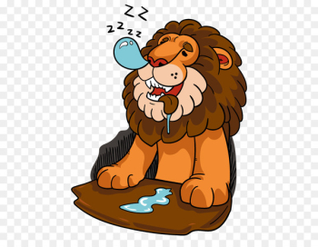 Lion Vector graphics Sleep Clip art Illustration - lion Lion Vector graphics Sleep Clip art Illustration - lion