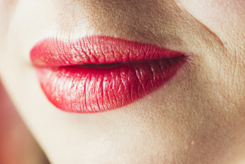 Lips of adult pretty woman Lips of adult pretty woman