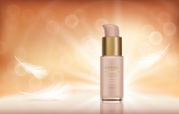 Liquid foundation of various shades Liquid foundation of various shades