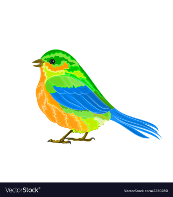 Litle-birdie vector image Litle-birdie vector image