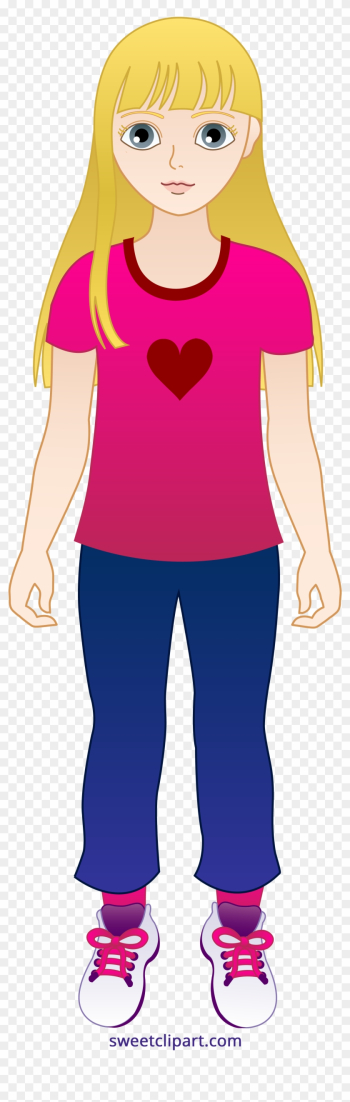 Little Blonde Girl Clipart - Clipart Blonde Girl Little Blonde Girl Clipart - Clipart Blonde Girl