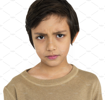 Little Boy Frowning Sad (PNG) ~ People Photos ~ Creative Market