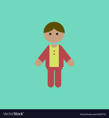 Little boy kid child cute boy vector image Little boy kid child cute boy vector image