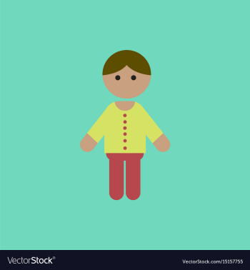 Little boy kid child cute boy vector image Little boy kid child cute boy vector image