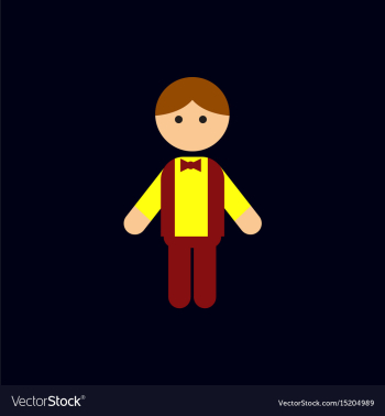 Little boy kid child cute boy vector image Little boy kid child cute boy vector image