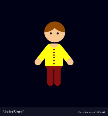 Little boy kid child cute boy vector image Little boy kid child cute boy vector image