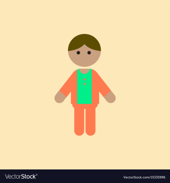 Little boy kid child cute boy vector image Little boy kid child cute boy vector image