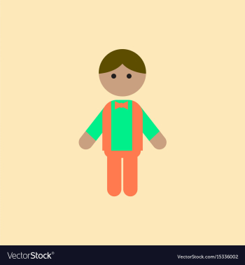 Little boy kid child cute boy vector image Little boy kid child cute boy vector image