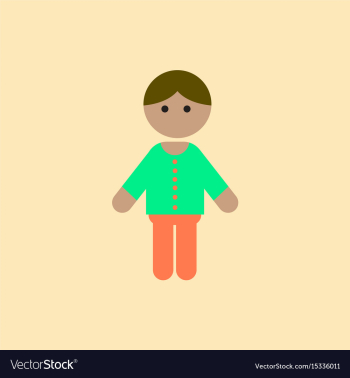 Little boy kid child cute boy vector image Little boy kid child cute boy vector image