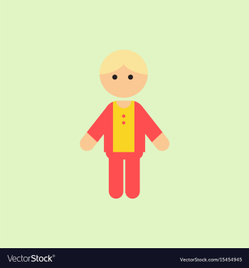 Little boy kid child cute boy vector image Little boy kid child cute boy vector image