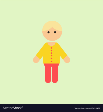Little boy kid child cute boy vector image Little boy kid child cute boy vector image